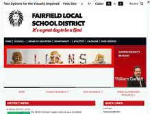 Tablet Screenshot of fairfieldlocal.org